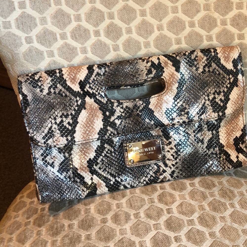 Snake Skin Clutch